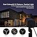 CACAGOO Christmas Projector Lights, 12 Patterns in 1 Laser Light Indoor Outdoor Christmas Laser Light with RF Remote Control for Hassle-Free Holiday Decorating Projector Lights