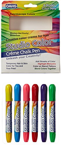 Davis Studio Color Crème Chalk Pens (Pack of 6 Kaleidoscope Colors) (SC.CCP-K)