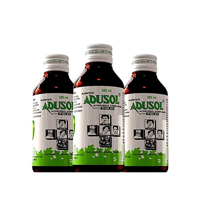 Buy AJANTA'S ADUSOL Pack of 3 AJANTA'S ADUSOL Ayurvedic Tulsi Cough