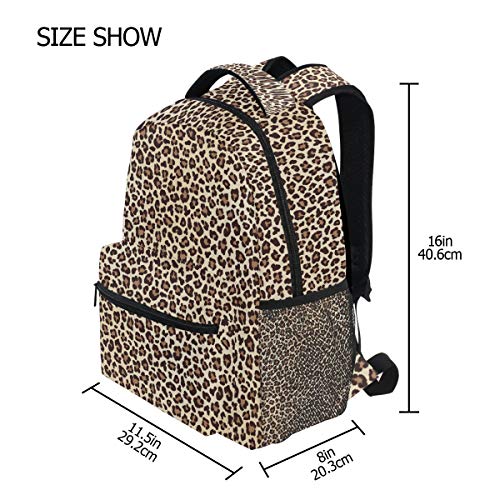 51rhEJFql L Mochila Escolar de Leopardo Animal de Gemoetric para niños niñas niños Bolsa de Viaje Bookbag Mochila Escolar de Leopardo Animal de Gemoetric para niños niñas niños Bolsa de Viaje Bookbag - Imagen 8