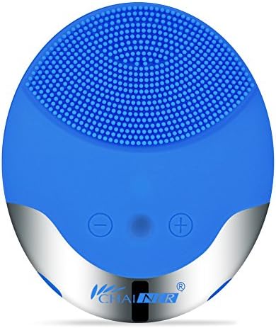 Chainer Face brush- Facial cleansing brush-Facial brush &amp; Massager Silicon Vibrating Waterproof Facial Cleansing System with USB Rechargeable