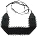 Lovful Womens Lace Waist Belt Wrap Self Tie Obi Style Belt Faux Leather Cinch Boho Dress Belts,Black