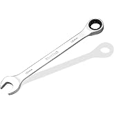 DURATECH 18mm Ratcheting Combination Wrench, Metric | 72-Tooth, 12-Point, CR-V Constructed, Mirror Polish