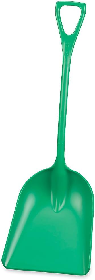 Hygienic Shovel, Green, 14 x 17 in, 42 in L