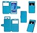 BLU Studio Selfie case, KuGi ® High quality universally PU cover + TPU Case for BLU Studio Selfie 5.0 inch smartphone. (Blue)