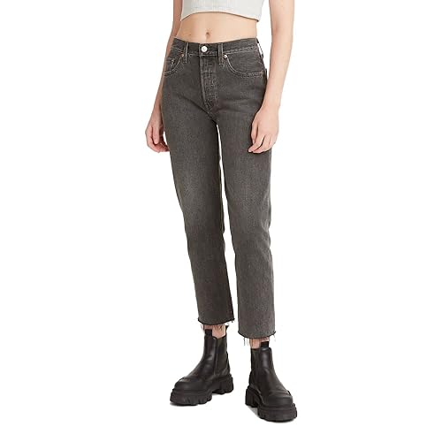 Levi's Women's 501 Crop Jeans, Get Off My Cloud-Black, 27
