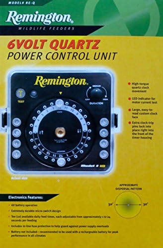 Amazon Com Remington Wildlife Feeders Re Q 6 Volt Quartz Power
