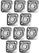 10 Recessed Trailer D-Rings for Enclosed Cargo Control Trailers Flatbed Trailers