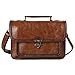 Ecosusi Women Designer Vintage Leather Satchel Bag Laptop Messenger Briefcase Bag