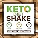 Keto Diet Shake with 70:20:10 Ratio Keeps You In Ketosis-Perfect For Low Carb High Fat Lifestyle - Less than 3g Net Carbs per Serve - Vanilla Flavor - 27 Servings