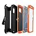 Kuool Galaxy S7 Edge Case, Samsung Galaxy S7 Edge Case, Heavy Duty Rugged Scratch Resistant Shockproof Max Protective with Belt Clip Case for Galaxy S7 Edge(Xtra Orange)
