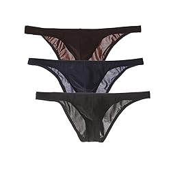 Golirsteca Men's Low Rise Silky Triangle Briefs