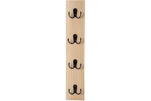 Tall Wall Mounted Key Hooks Vertical Key Holder Rustic Hanger Keys Rack Decorative Wall Hooks Space Saving Entryway Organizer