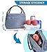 ToMike Insulated Lunch Bags for Women Fashionable Reusable Lunch Tote Cooler Bag Handbag For Women (Navy Blue)