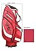 Eagole Super Light Golf Cart Bag,14 Way Full Length Divider,9 Pockets (Red)