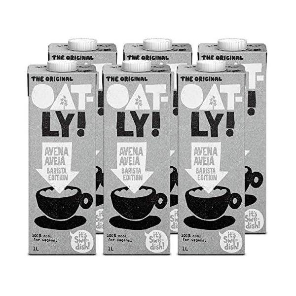 Oatly - Haferdrink Barista Edition - Packung mit 6 (6 x 1 Liter)