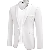COOFANDY Mens Sport Coat Casual Blazer One Button Business Suit Jacket