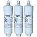 KleenWater KW431 Replacement Water Filter Compatible With 3M HF8-S (5582113), Aqua-Pure AP431 - AP430SS, Set of 3