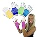 Toy Cubby Funky Retro Style Colorful Fishnet Wrist Gloves - 6 Pieces