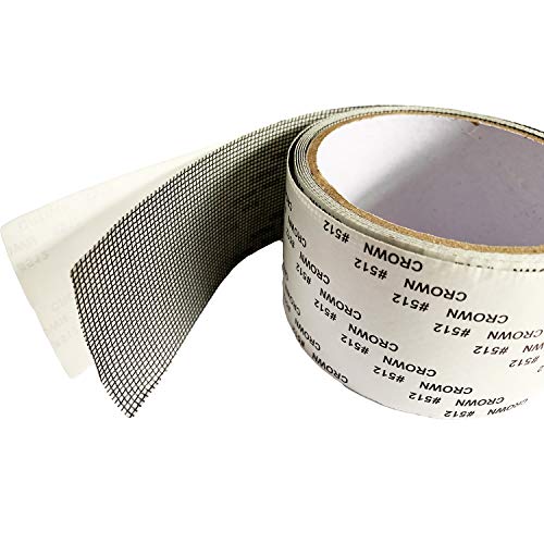 Zengest Door and Window Screen Repair Kit, 2" x 78" Roll, Strong Adhesive Window or Door Screen Repair Tape