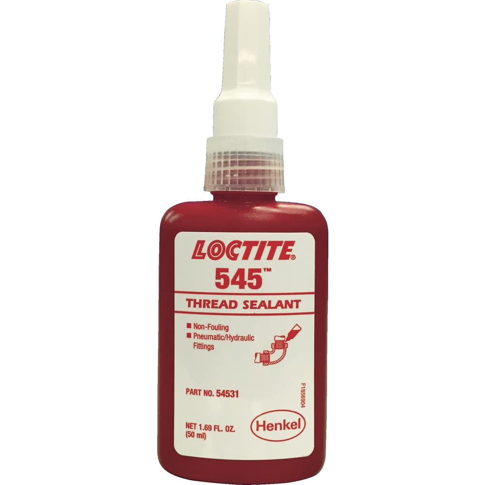 Loctite 135486 545 Threadlocker Hydraulic Pneumatic Thread Sealant Sealer, 50ml