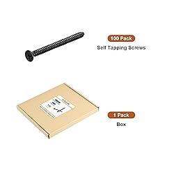 DTGN 100Pcs #10x2-3/8" Flat Head Wood Screws, 304