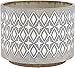 Amazon Brand - Rivet Geometric Ceramic Cylindrical Planter Pot, 4.1