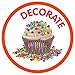 AMAV Cupcake Maker Kit - DIY Toy Make & Decorate Your Own Cupcakes - Easy & Safe to Use-No Oven Required - Perfect Group Activity & Best for Young Chefs & Cupcake Lovers