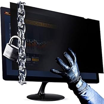 18.5 Inch - 16:9 Aspect Ratio - Computer Privacy Screen Filter for Widescreen Computer Monitor - Anti-Glare - Anti-Scratch Protector Film for Data Confidentiality - Please Measure Carefully!