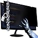 VINTEZ 23.6 Inch 16:9 Privacy Screen for Computer Monitor and Laptop - Anti Glare Protector Film Blue Light Filter Eye Protection - Computer Screen Privacy Shield, [1 Pack]
