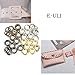Grommet Kit 1/4 Inch Grommets Metal Eyelets 400 Sets with 3 Pieces Install Tool Good for Cloth Shose Garments Leather DIY Creft (6mm 4 Colors)
