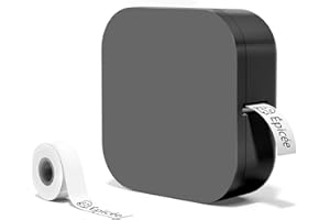 Odaro Q30 Label Maker Machine with Tape, Inkless Thermal Label Printer Mini, Portable Bluetooth Handheld Labeler for Small Business, Home, School, Office Organization (Black)