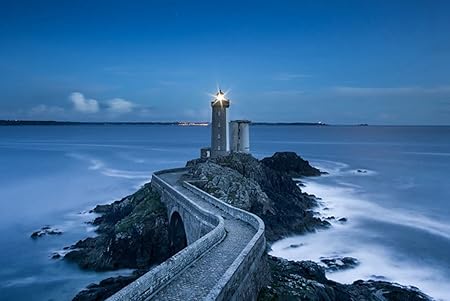 Amazon Co Jp A3 ポスター 桟橋灯台海の地平線岩 壁紙ウォールステッカーポスター A3 4x297mm Generic