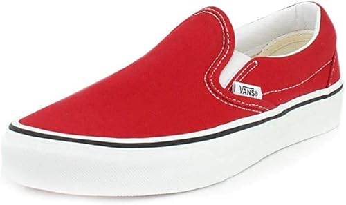 red slip on vans