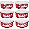 Beurdell French Salted Real Canned Butter 100% Natural Pasteurized Butter A real butter from France | Great For Hurricane Preparedness Emergency Survival Kit Great For Cooking, Baking Pack of 6