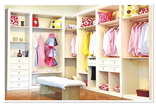 Onway Pocket Hanging Handbag Organizer Handbag Organizer Clear