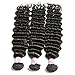 Beauty Forever 7A Virgin Brazilian Hair Deep Curly Wave Bundles 100% Unprocessed Human Hair Extensions (16 18 20inch)