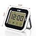Ruidla Digital Kitchen Timer with Big Touchscreen Magnetic Countdown Time Timer for Cooking, BBQ, Kids, Game