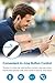 SoundPEATS Bluetooth Earphones, Wireless 4.1 Magnetic Headphones, In-Ear IPX6 Sweatproof Earbuds With Mic (Super Sound With 10MM Drivers And APTX, 8 Hours Working Time, Secure Fit Design)-Black