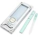 Malva Belle Best Crystal Glass Nail File & Travel Case - Heavy Duty Professional Nail Shaper - Mint 3mm
