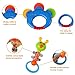 Baby Toys Rattles Teether and Shakers 9 PCS, Baby Newborn Gift Set for Hand Development Early Educational Toys for 3, 6, 9, 12 Month Newborn Baby, Toddler (Some Item Color Pick Randomly)