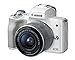 Canon EOS M50 Mirrorless Camera Kit w/ EF-M15-45mm Lens and 4K Video (White) primary