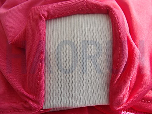Haorui Rectangular Spandex Table Cover (6 ft. Fuchsia) - Thumbnail 2