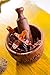 Rusticity® Wooden Mortar and Pestle | Pestle and Mortar Bowl, Herb Grinder for Spices | Handmade Round Manual Kharal Smasher | 4x4 in
