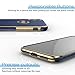 LOHASIC for iPhone Xs Case, Leather Luxury Anti-Slip Grip Scratch Resistant Protective Cover for iPhone X (2018) - Navy Blue