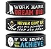 Inkstone (12-pack) Hockey Wristbands with Motivational Quotes - Wholesale Bulk Hockey Bracelets for Hockey Theme Party Favors Supplies Gifts for Hockey Team - Unisex for Men Women