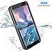 Temdan Galaxy S9+ Plus Waterproof Case 2018 Support Wireless Charging Case Rugged Built in Screen Protector Shockproof Underwater Case for Samsung S9+ Plus(6.2inch) (Black)