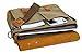 TORRO Messenger Laptop Bag Canvas Vintage Genuine Leather Satchel Shoulder Bag