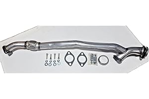 Quick Exhaust Direct Fit Flex Pipe compatible with 2014 2015 2016 2017 Mitsubishi Outlander AWD 3.0L V6