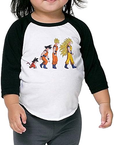 KKK Dragon Ball Z Son Goku Custom Kid's Casual T Shirts Black